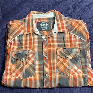 Buckle Long Sleeve Button Down